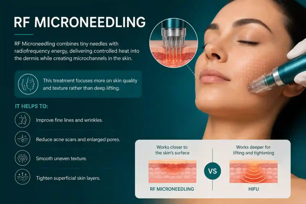 What Does RF Microneedling Do That HIFU Alone Cannot Market Drayton